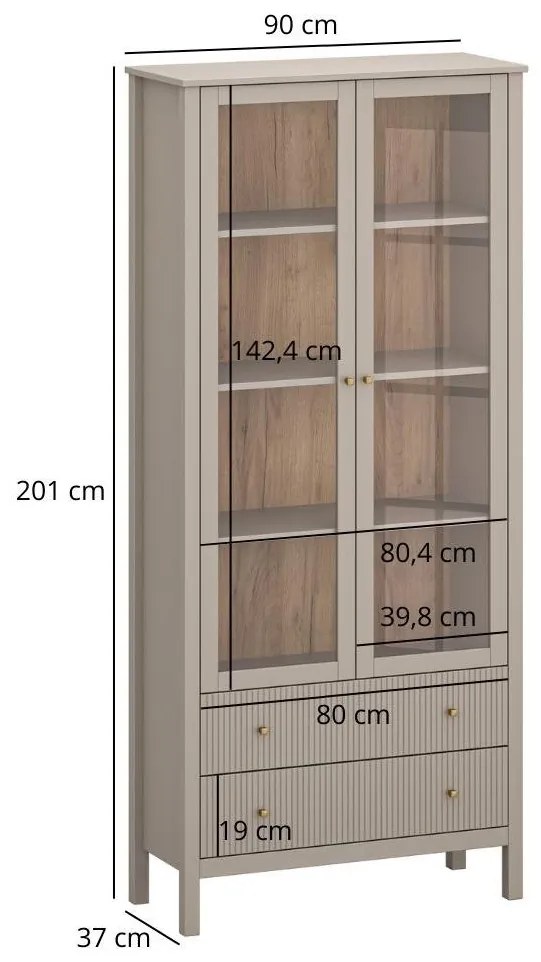 Vitrin Karankas 3 (taupe) . 1116957