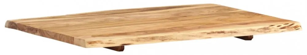 tömör akácfa asztallap 80 x (50-60) x 2,5 cm