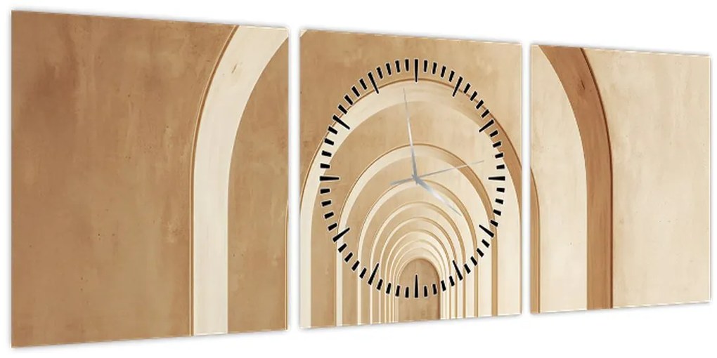 Kép - Bézs átjáró (órával) (90x30 cm)