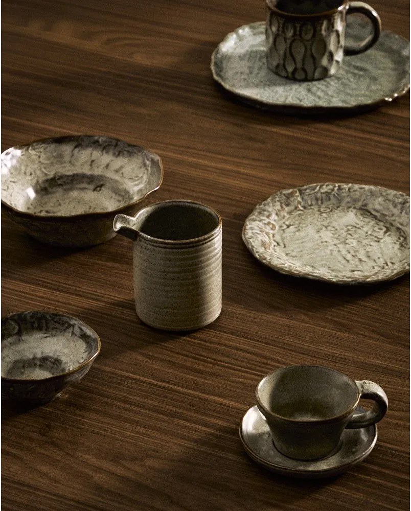 Szürke kerámia leveses tálka Alenia – Kave Home