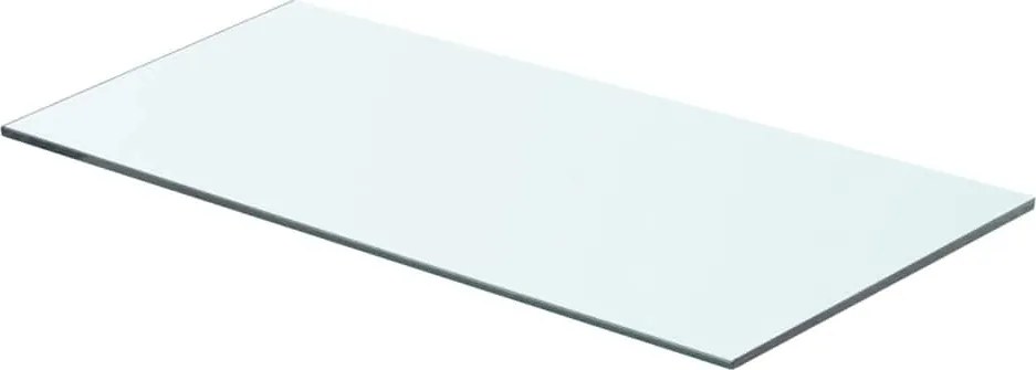 vidaXL 60x25 cm átlátszó panel üvegpolc