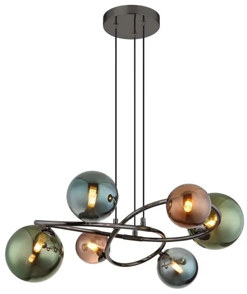 Globo 56142-6H - LED Csillár zsinóron RIHA 6xG9/3,5W/230V