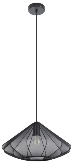 Eglo 43995 - Csillár zsinóron DOLWEN 1xE27/40W/230V átm. 42,5 cm fekete