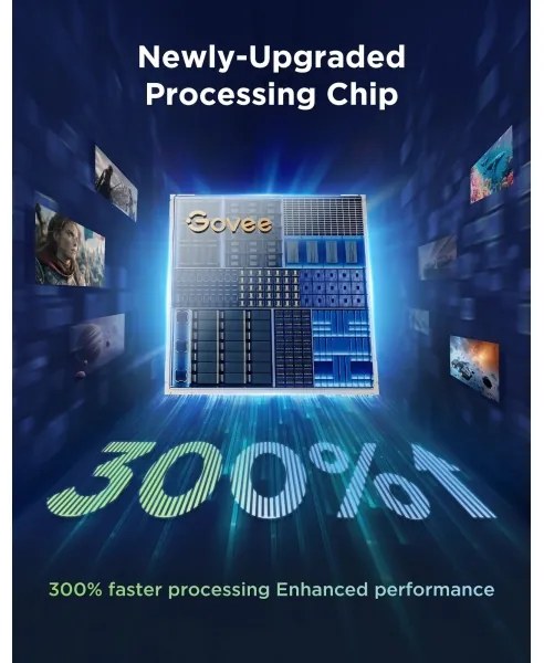 Govee - TV Backlight 3 Pro 55-65" Okos RGBIC LED TV háttérvilágítás Wi-Fi