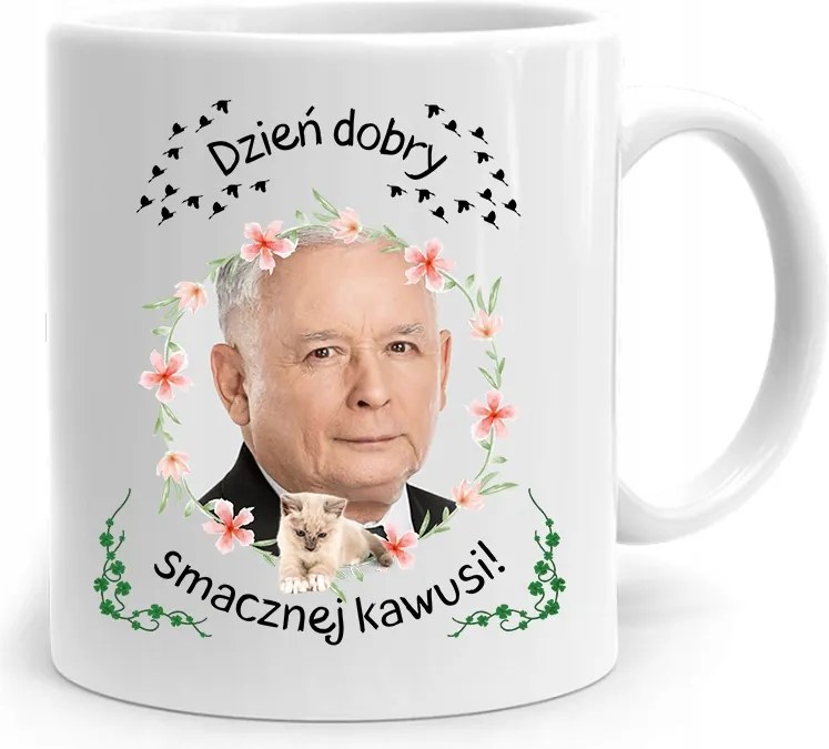 Vicces Bögre A Pis Elnökétől Jaroslaw Kaczynski fényképes nyomtatással