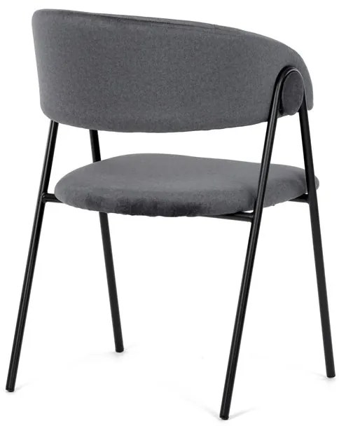 Szürke Bársony Étkezőszék. DCL-X7130 GREY2