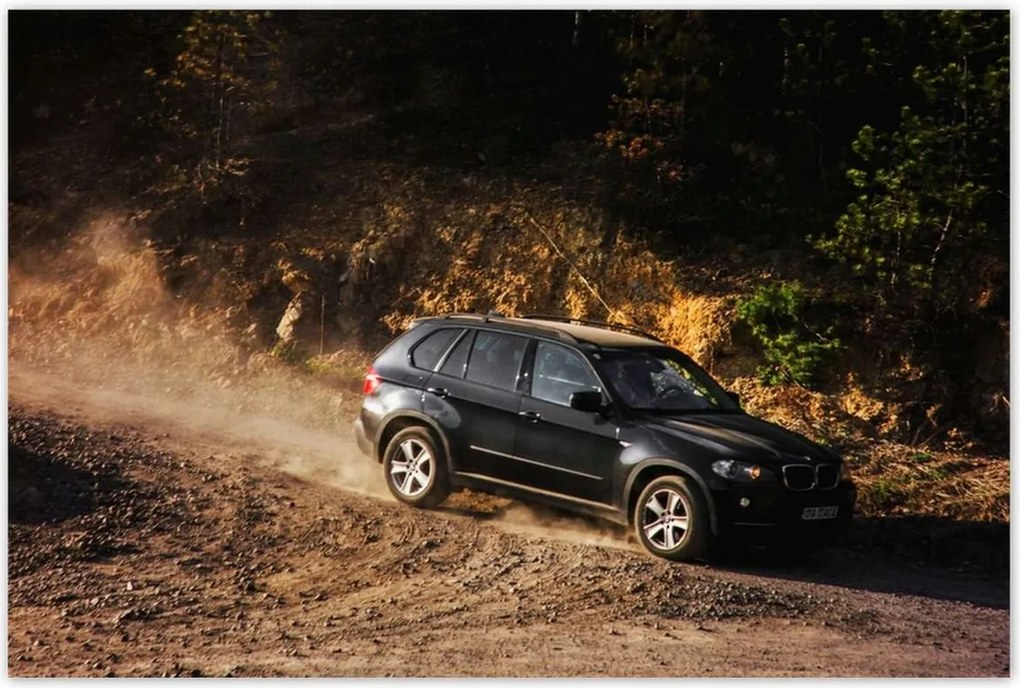 Poszterek 120x80 Fekete terepjáró Bmw