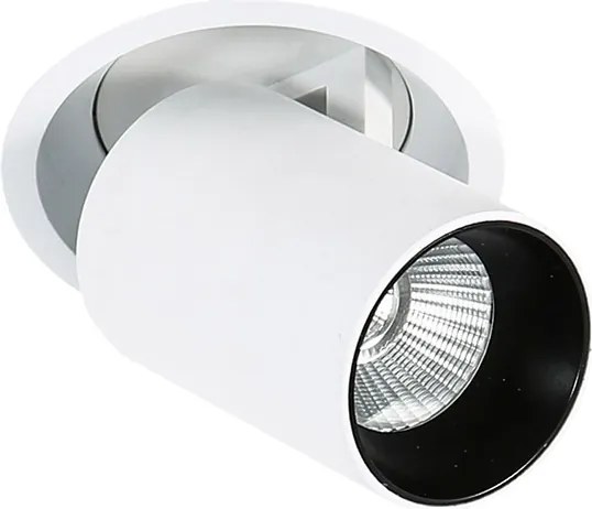 Italux modern LED süllyesztett mennyezeti lámpa merge fehér fekete itxsl74058/12w 4000k