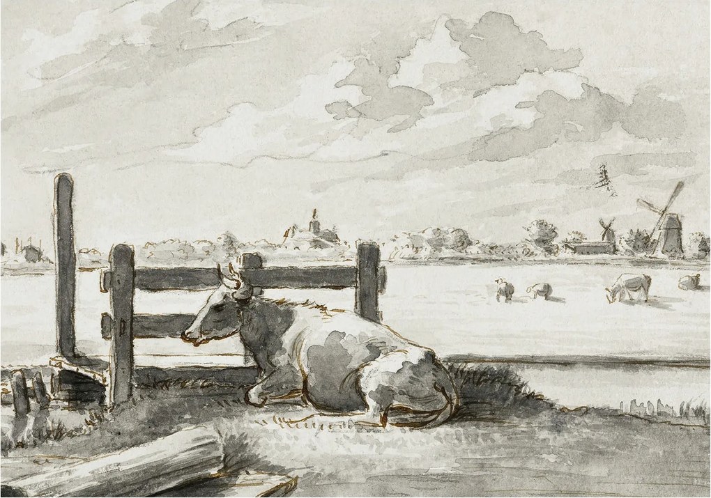 Fali fotótapéta Étkezőbe Vidéki idill 208x146 Ragasztó