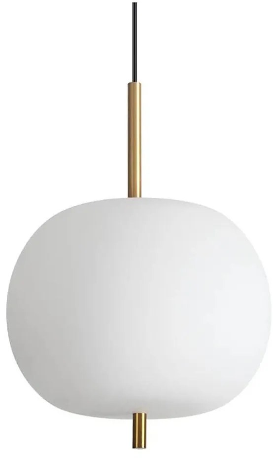 Ideal Lux - LED Csillár zsinóron UMILE LED/20W/230V átm. 30 cm CRI 90 réz/fehér