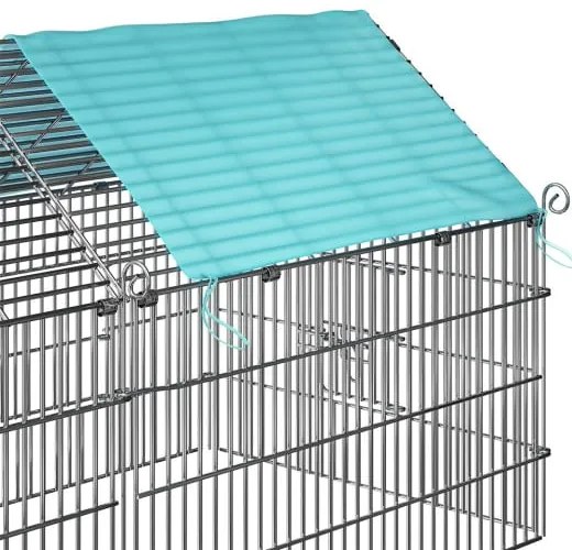 Cadoca® Nyúlketrec 180x75 cm - zöld tető