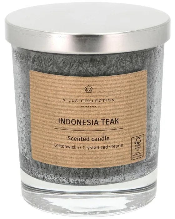 Illatos gyertya égési idő 40 ó Kras: Indonesia Teak – Villa Collection