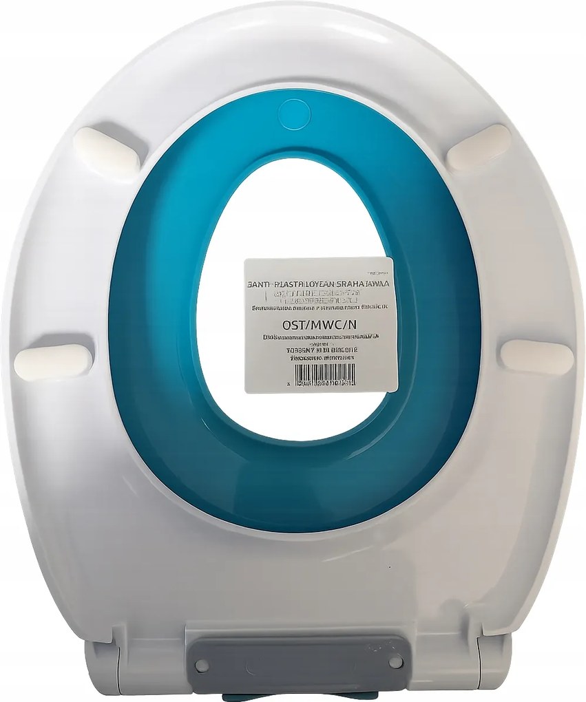 Szabadon ereszkedő WC-ülőke Sanit-Plast kék betéttel gyerekeknek