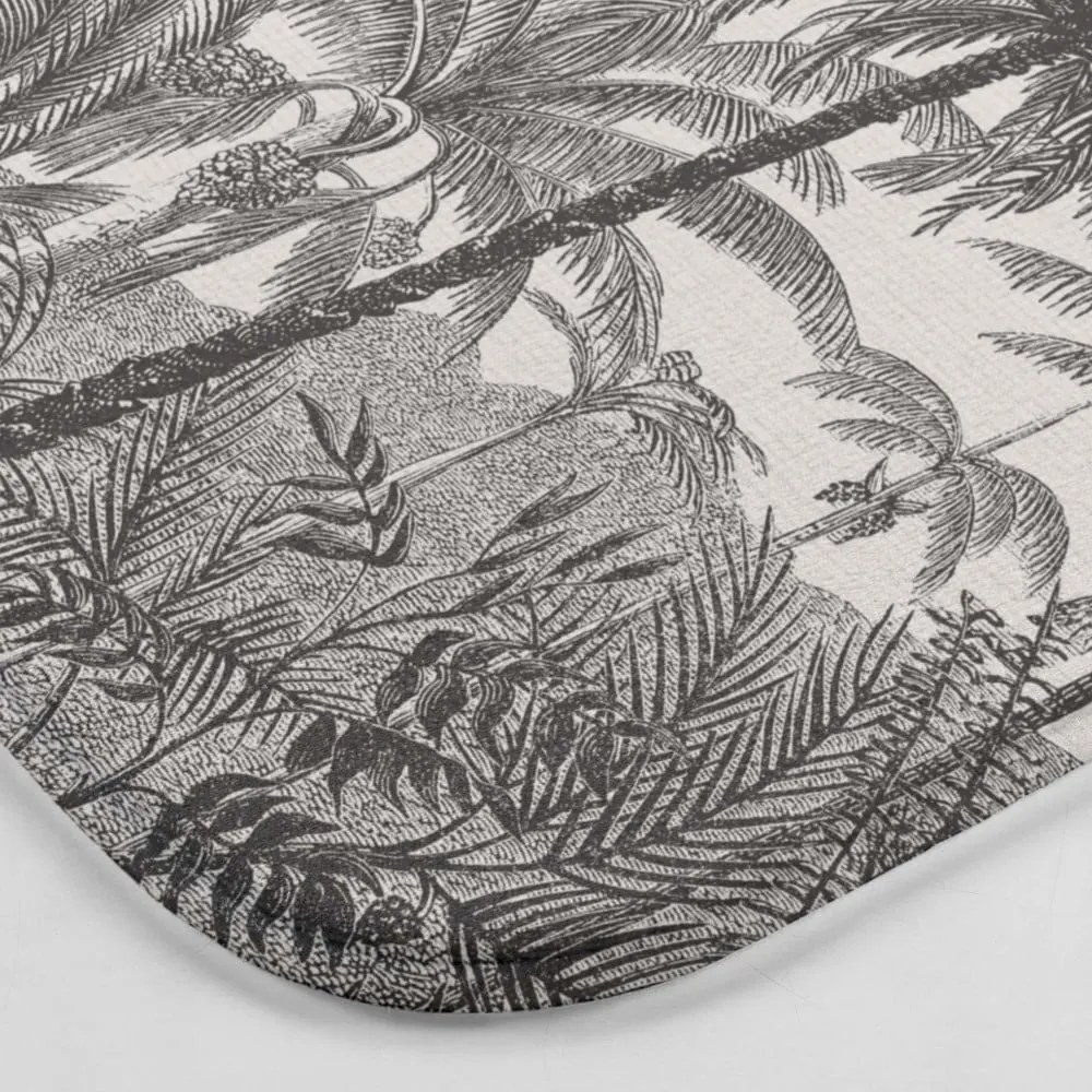 Fekete-bézs fürdőszobai kilépő WC-hez 45x45 cm Cocoty – douceur d'intérieur