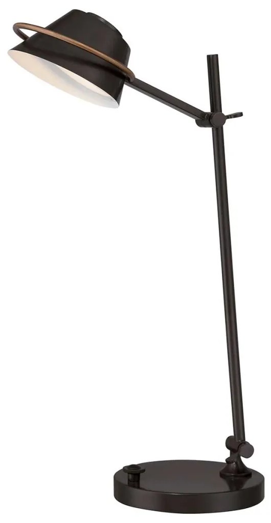 Quoizel SPENCER QZ-SPENCER-TL-WT Asztali lámpa 1x7W/LED