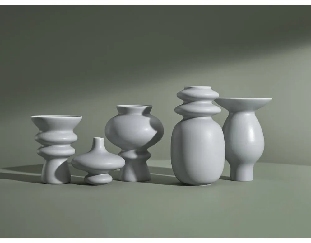 Kontur kékesszürke kerámia váza, magasság 29 cm - Kähler Design