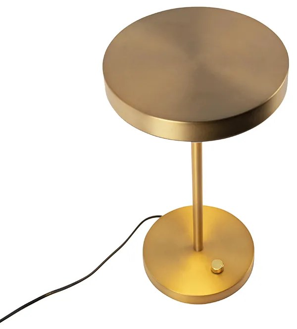 Modern asztali lámpa bronz, LED-del - Disco