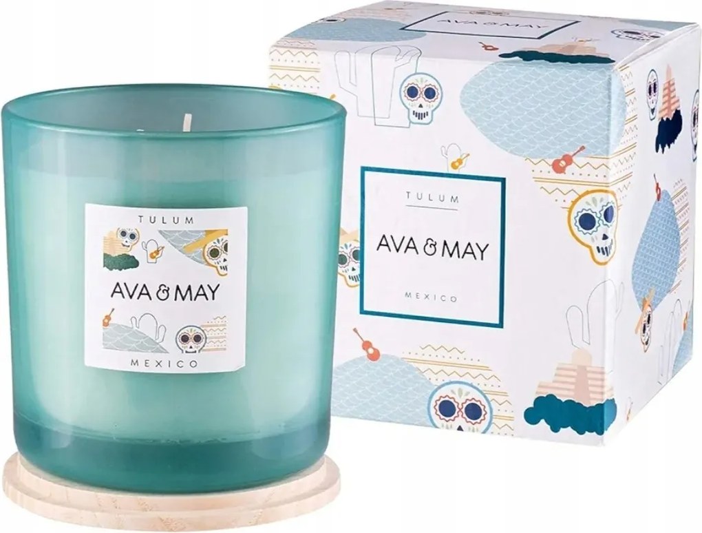 Illatgyertya 500g Ava &amp; May Tulum