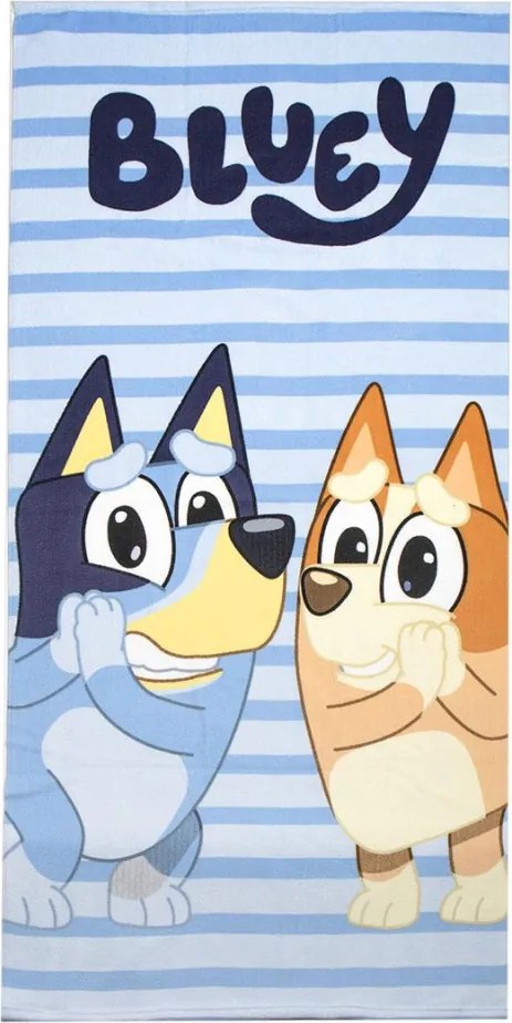 Bluey Splash Time fürdőlepedő, strand törölköző 70x140cm (Fast Dry)