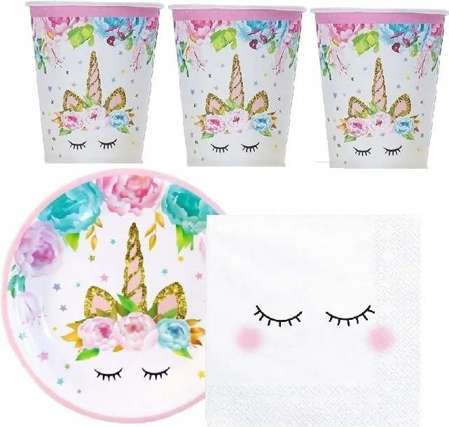 Unikornis Bögre Tányér Szett Unikornis