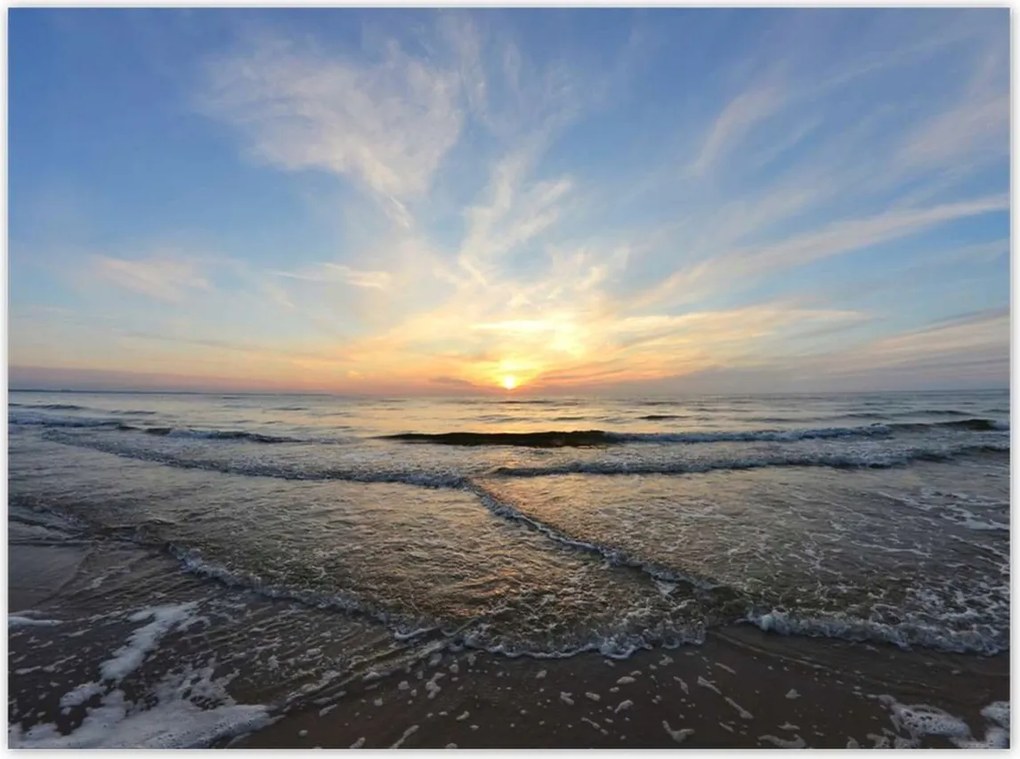 Poszterek 135x100 Naplemente a tengerparton