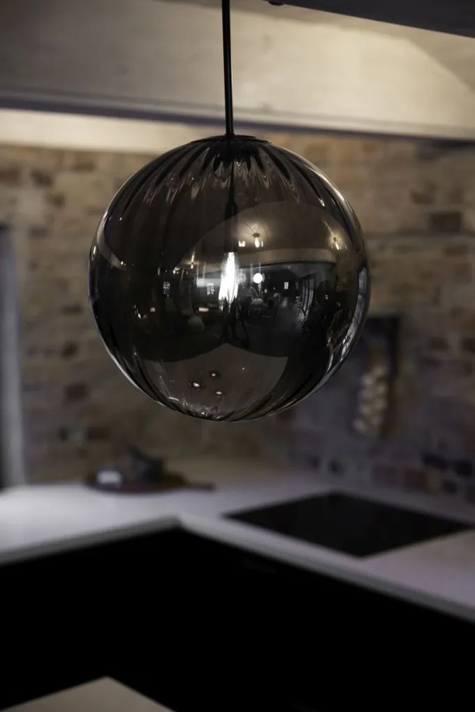 MARKSLÖJD 108762 FENGARI Modern Függesztett Lámpa Fekete, Füstös E14 IP20