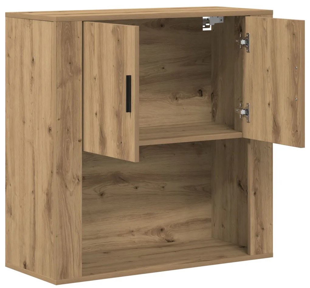 Fali Szekrény Mesteri Tölgy 80x33x80 cm Forgácslap