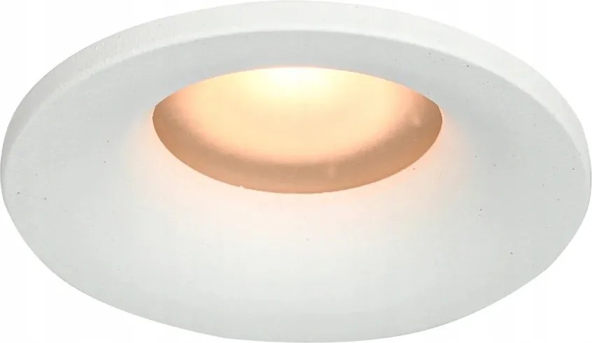 Italux Mennyezeti lámpa IP44 Barto GU10 10W Ø8.5cm Fehér Homokfúvott