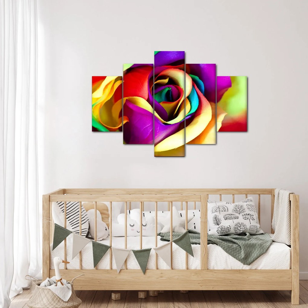 Kép - Színes rózsa (150x105 cm)