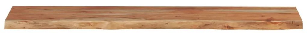tömör akácfa téglalap alakú fali polc 90 x 20 x 2,5 cm