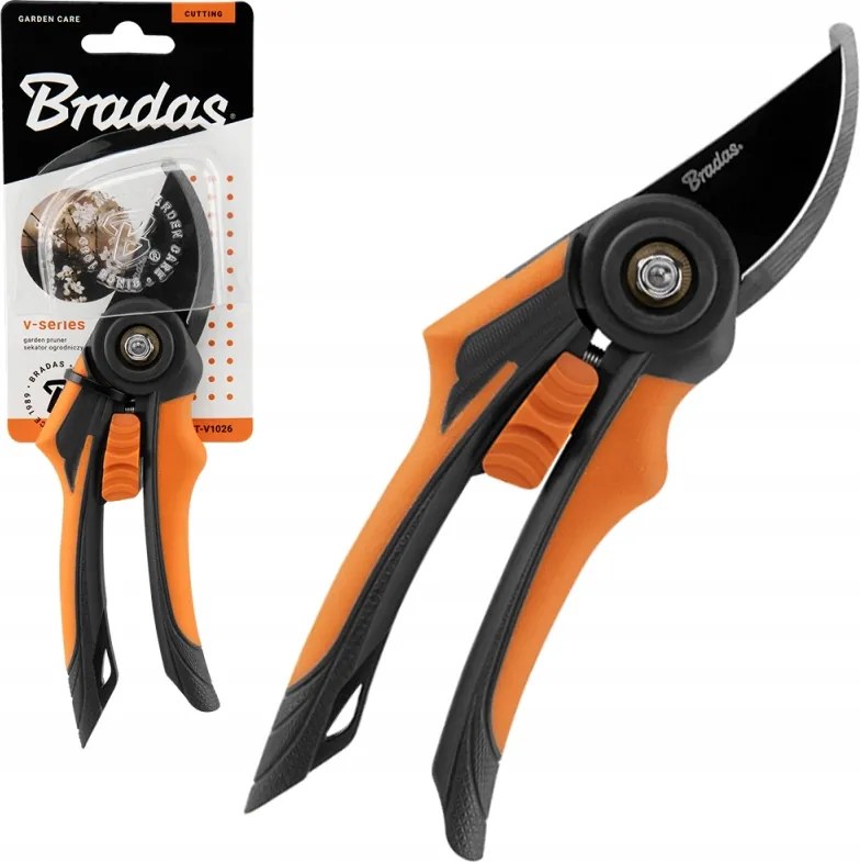 Metszőolló Kerti Kézi Virágágvágó Olló Bradas Acél SK5