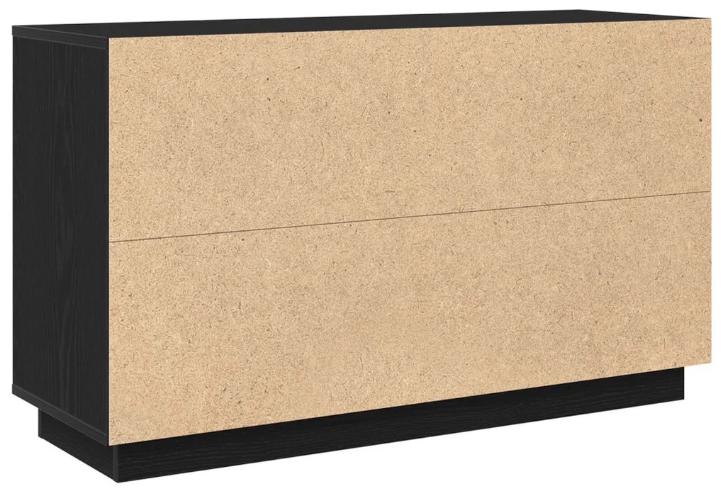 Fekete tölgy oldalszekrény 102x35x60 cm Mérnöki fa