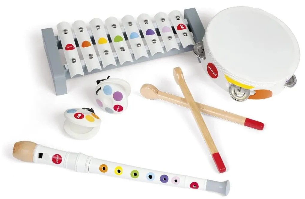 Janod - Hangszerkészlet CONFETTI