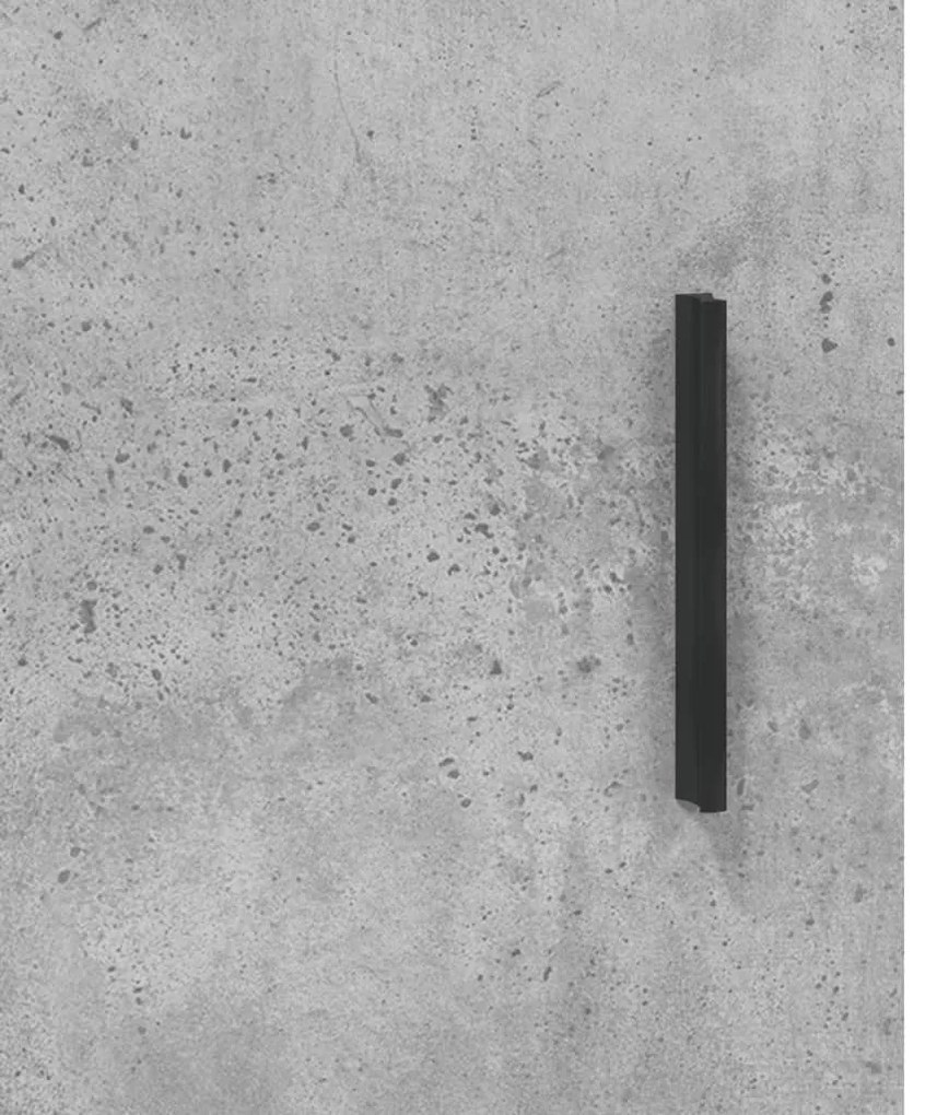 2 db betonszürke faliszekrény 69,5x34x90 cm