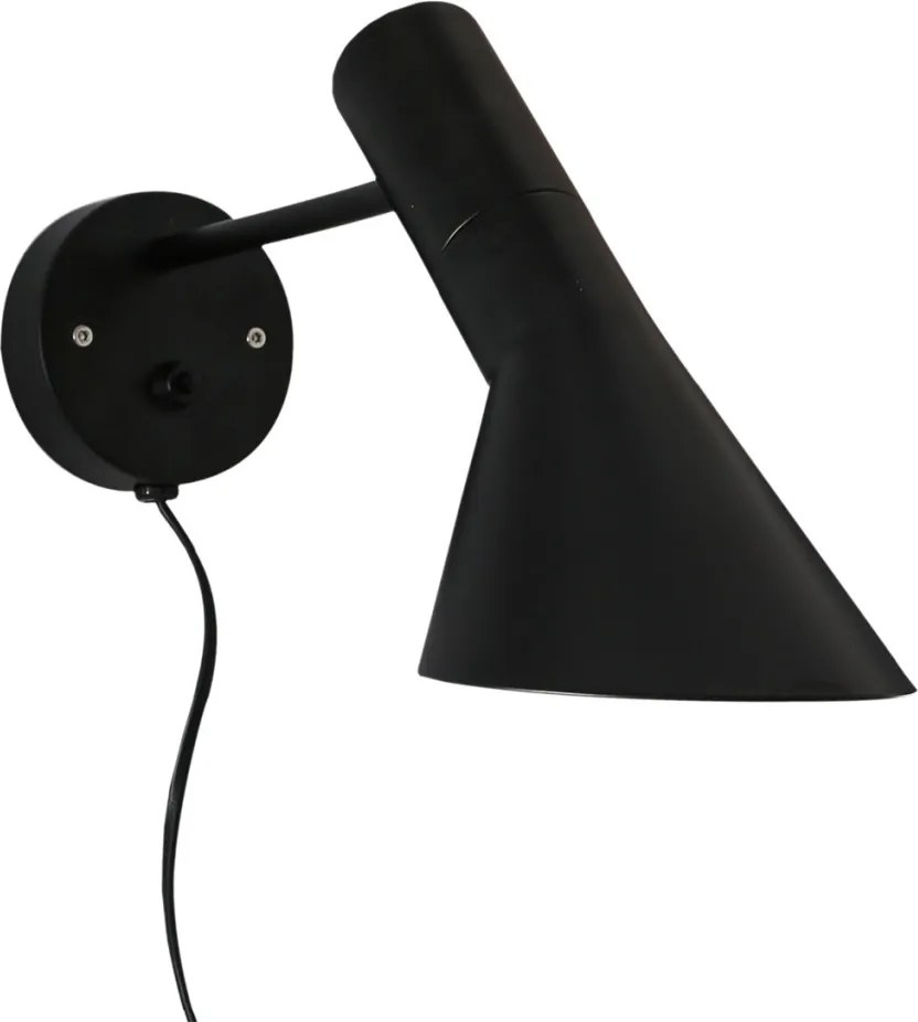 Italux VOLTA MBE0009/1-BLACK Fali lámpa 1x60W/E27 IP20