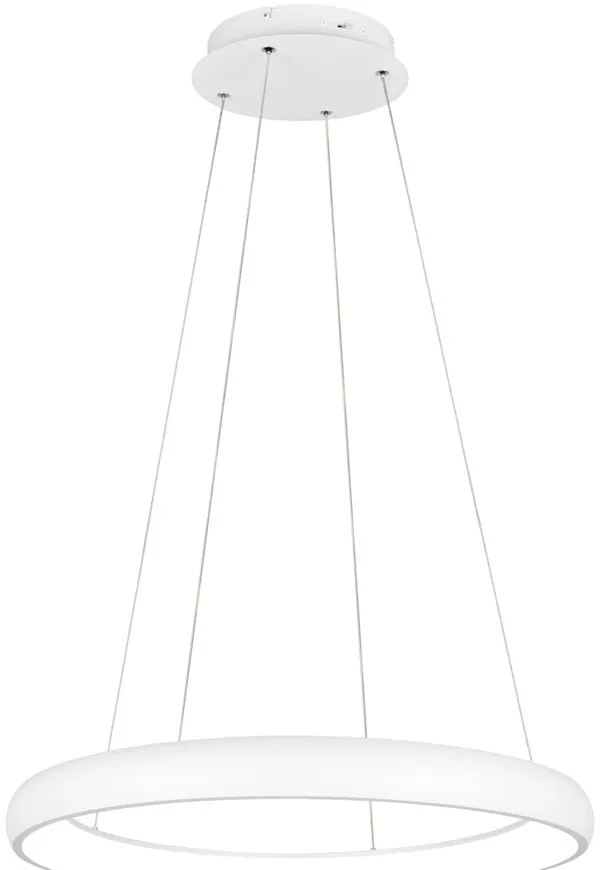 Fehér LED dimmelhető függőlámpa fém búrával ø 75 cm Cardona – Trio
