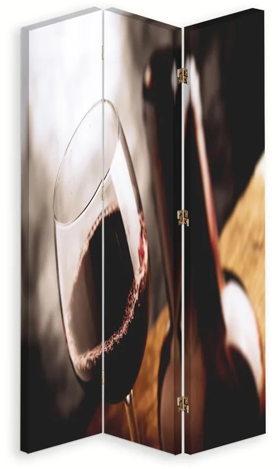 Gario Paraván Egy pohár száraz bor Méret: 145 x 170 cm, Kivitelezés: Forgó paraván 360°