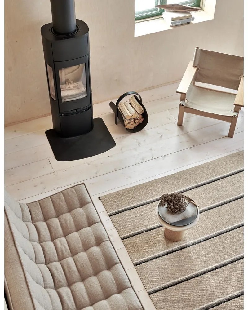 Bézs kültéri-beltéri szőnyeg 70x90 cm Olle Mud Beige – Pappelina