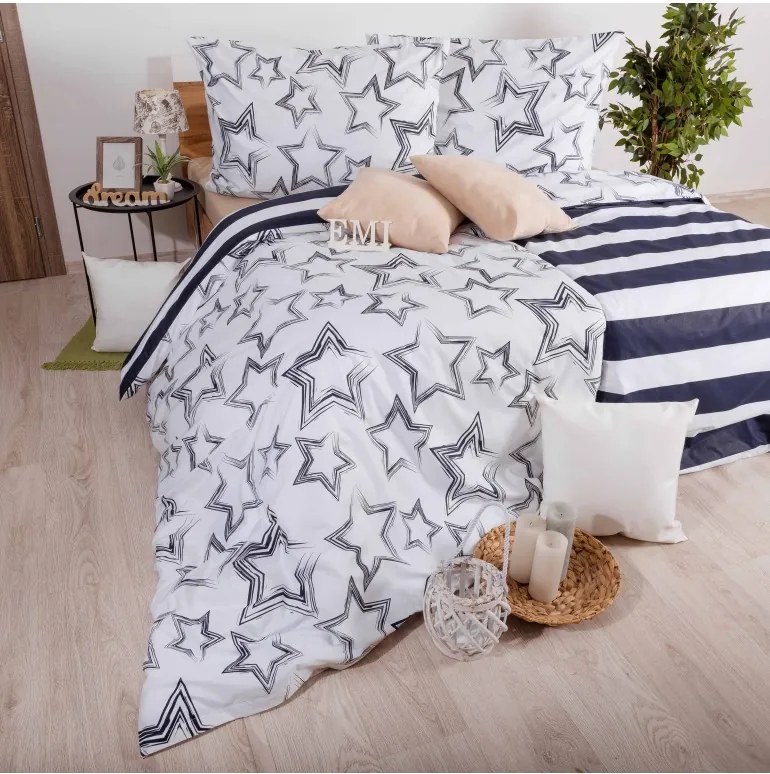 EMI Maxim pamut ágyneműhuzat, A standard egyszemélyes ágy szett tartalma: 1x 140x200 + 1x 70x90