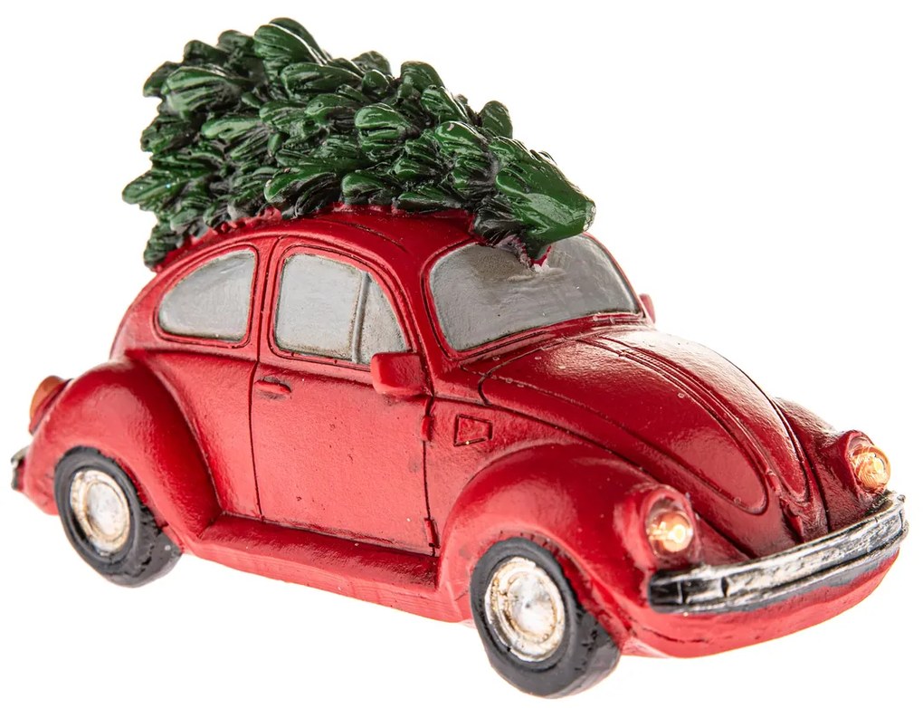 Polirezínové svítící autíčko, 10,5 cm