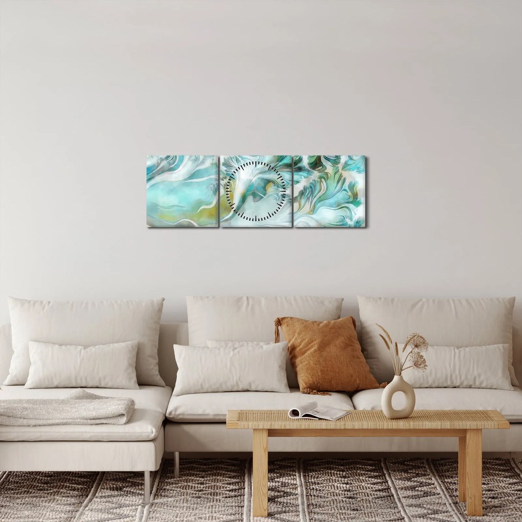 Kép - Absztrakt minták festése (órával) (90x30 cm)