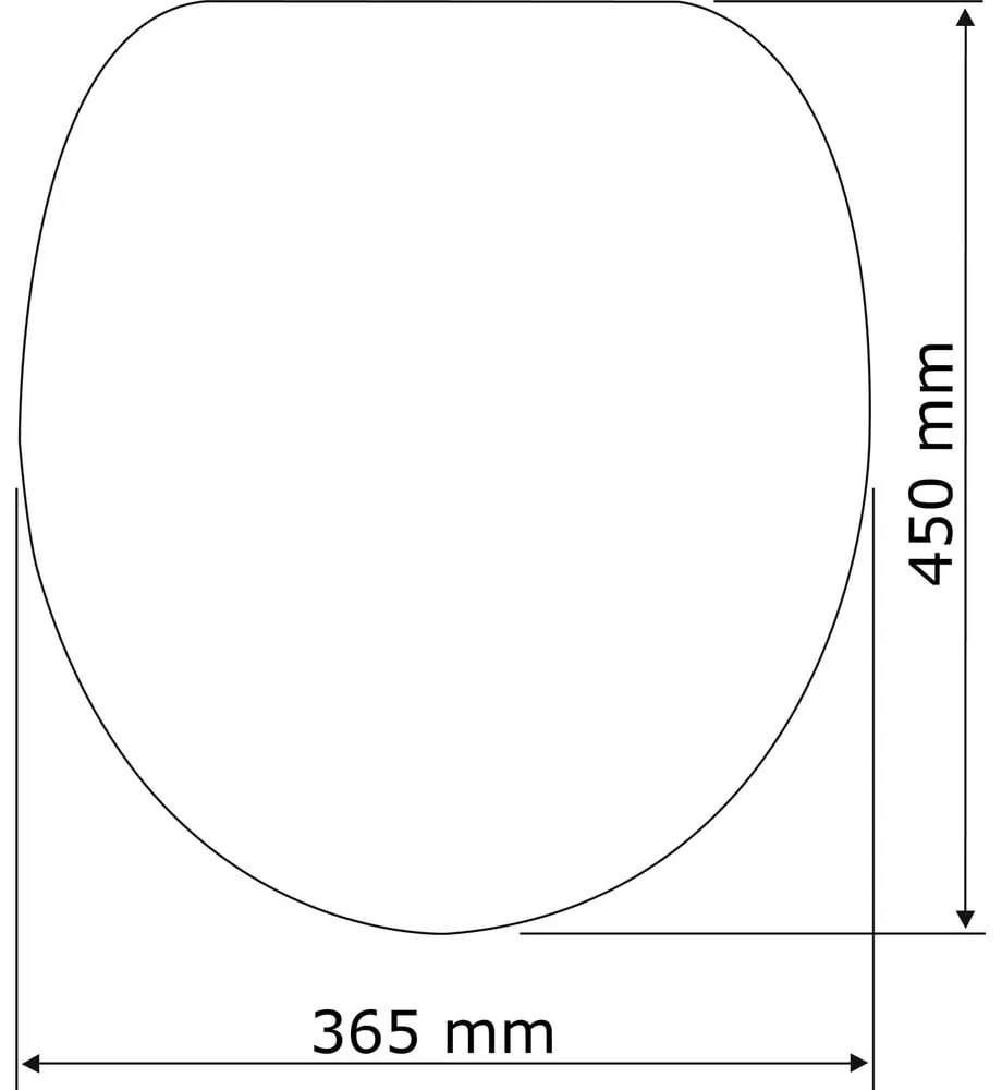 WC-ülőke automatikus záródással 36,5 x 45 cm Boat – Wenko