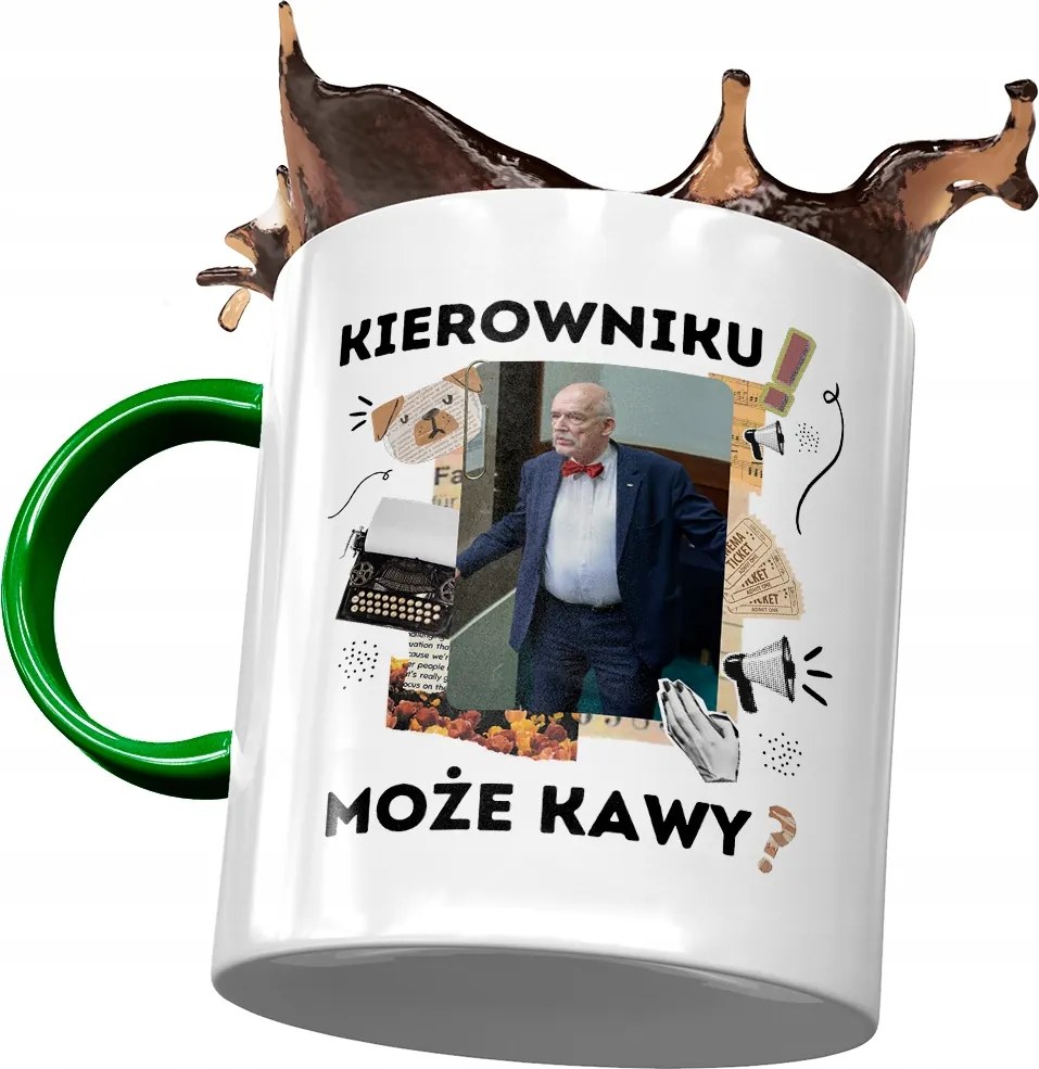 Zöld Janusz Corwin Mikke Bögre Ajándék Nyomtatott Fotóval