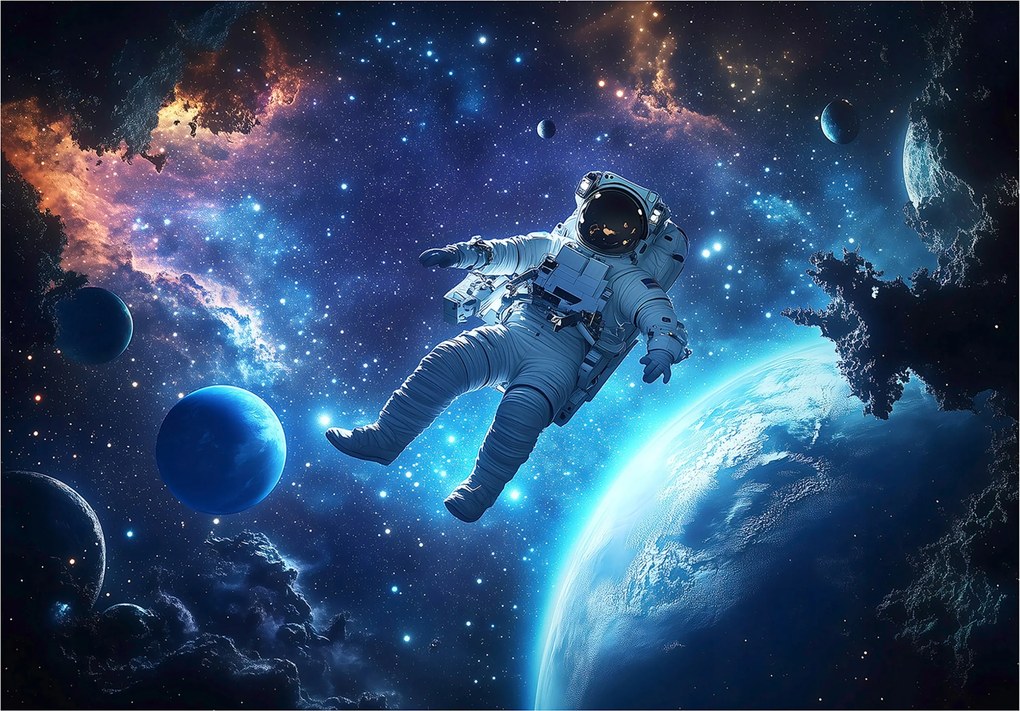 Vinyl Fotótapéta Gyerekeknek Űrhajós 368x254