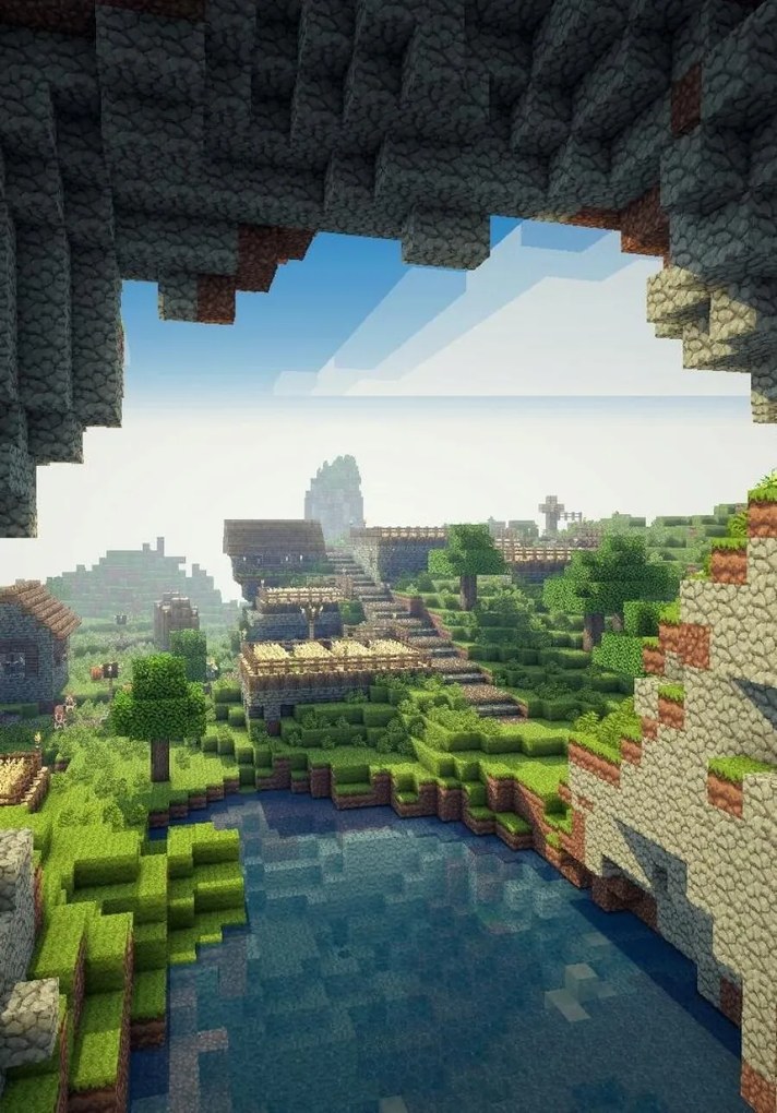 Poszter, Mojang, Minecraft, Creeer, Alex, Enderman, Zombie,