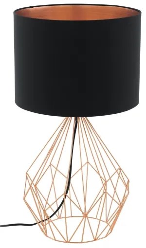 Eglo 95185 - Asztali lámpa PEDREGAL 1xE27/60W/230V