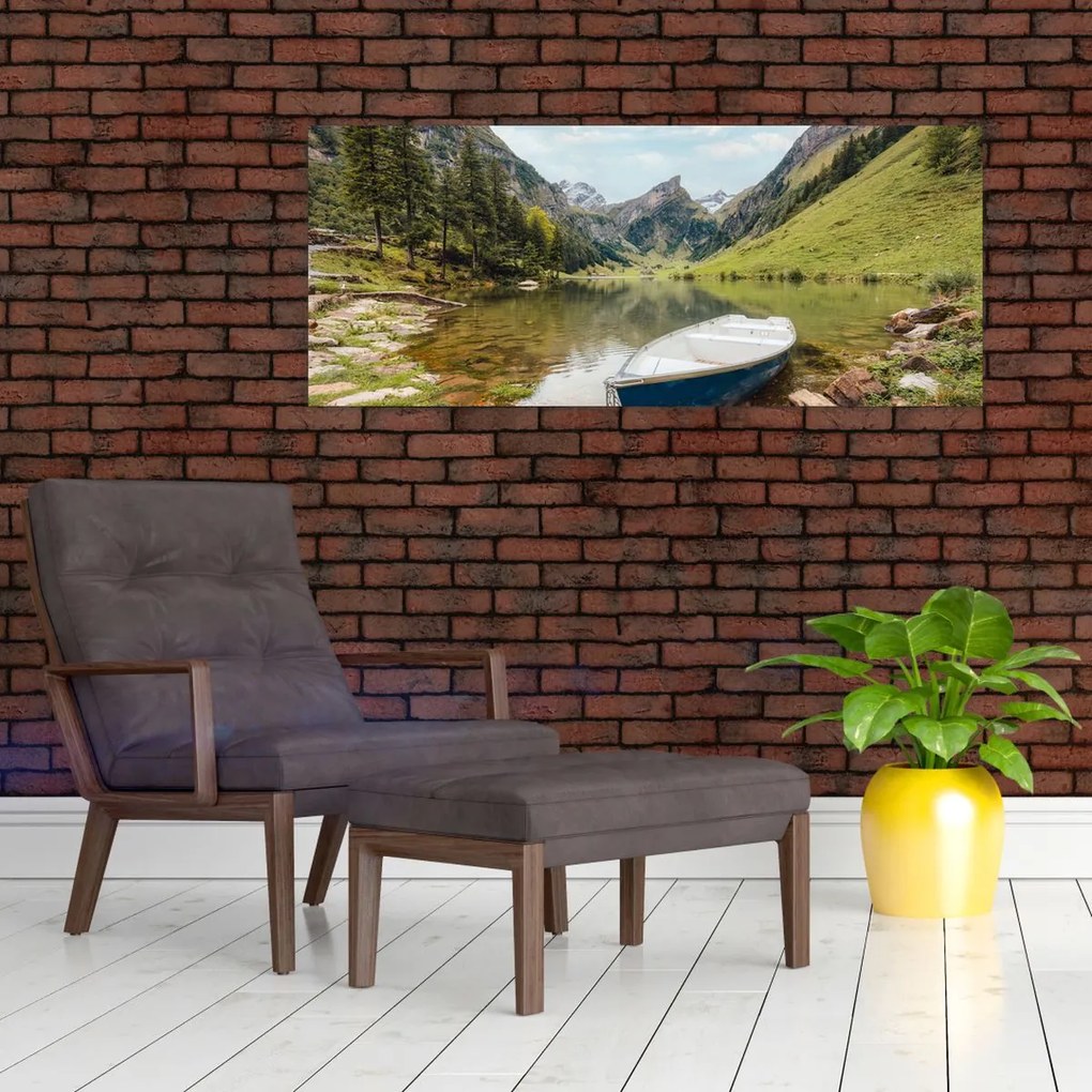 Kép - Seealpsee, svájci tó (120x50 cm)