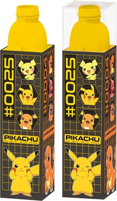 Pokémon Pikachu műanyag kulacs csavaros kupakkal 650 ml