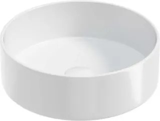 Kerámia mosdókagyló pultra szerelhető 41x41x12,5 cm kerek, szilárd