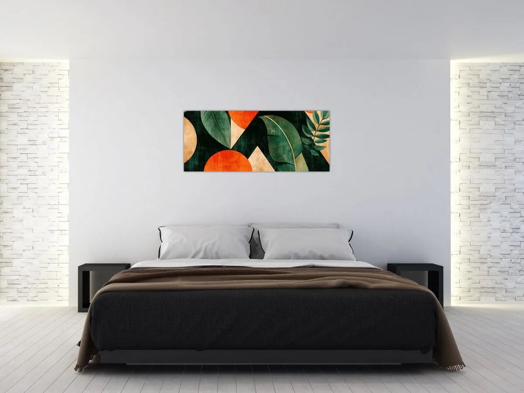 Kép - Geometrikus természeti minták II. (120x50 cm)